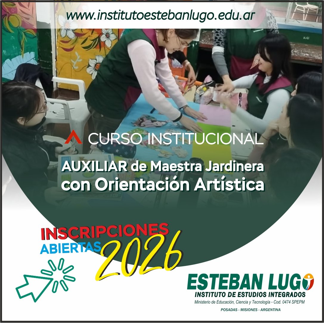 Auxiliar de maestra jardinera