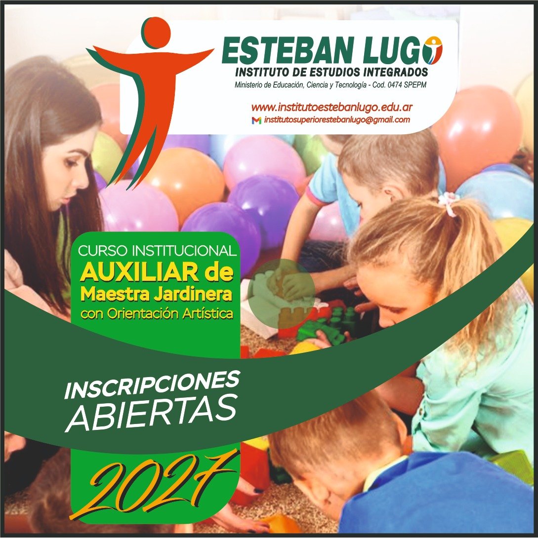 Auxiliar de maestra jardinera