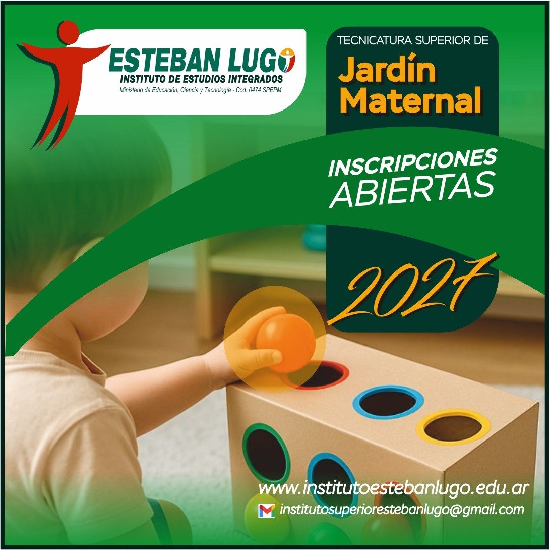 Tecnicatura Superior en Jardín Maternal